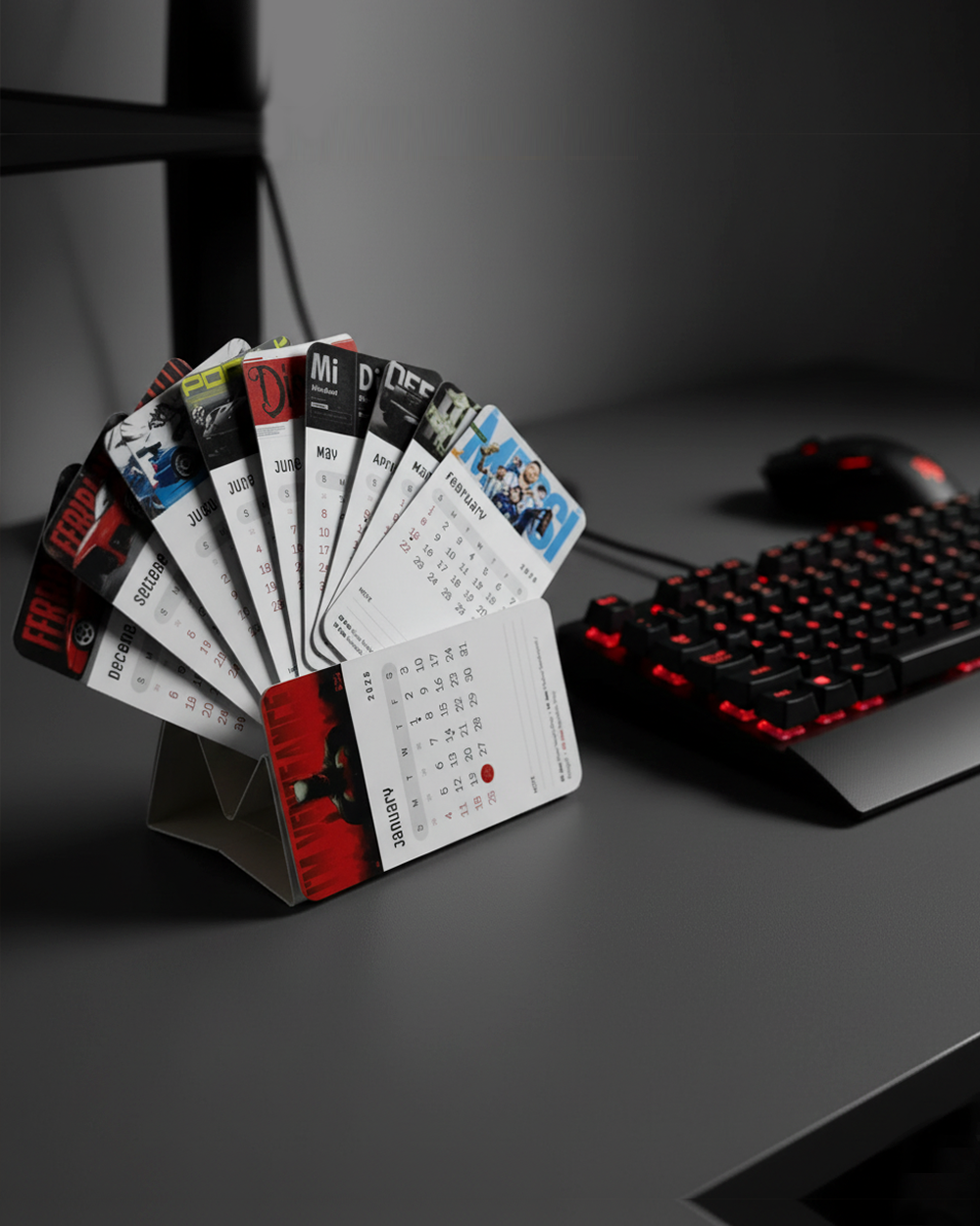 Fan Edition Mini Desk Calendar 2026