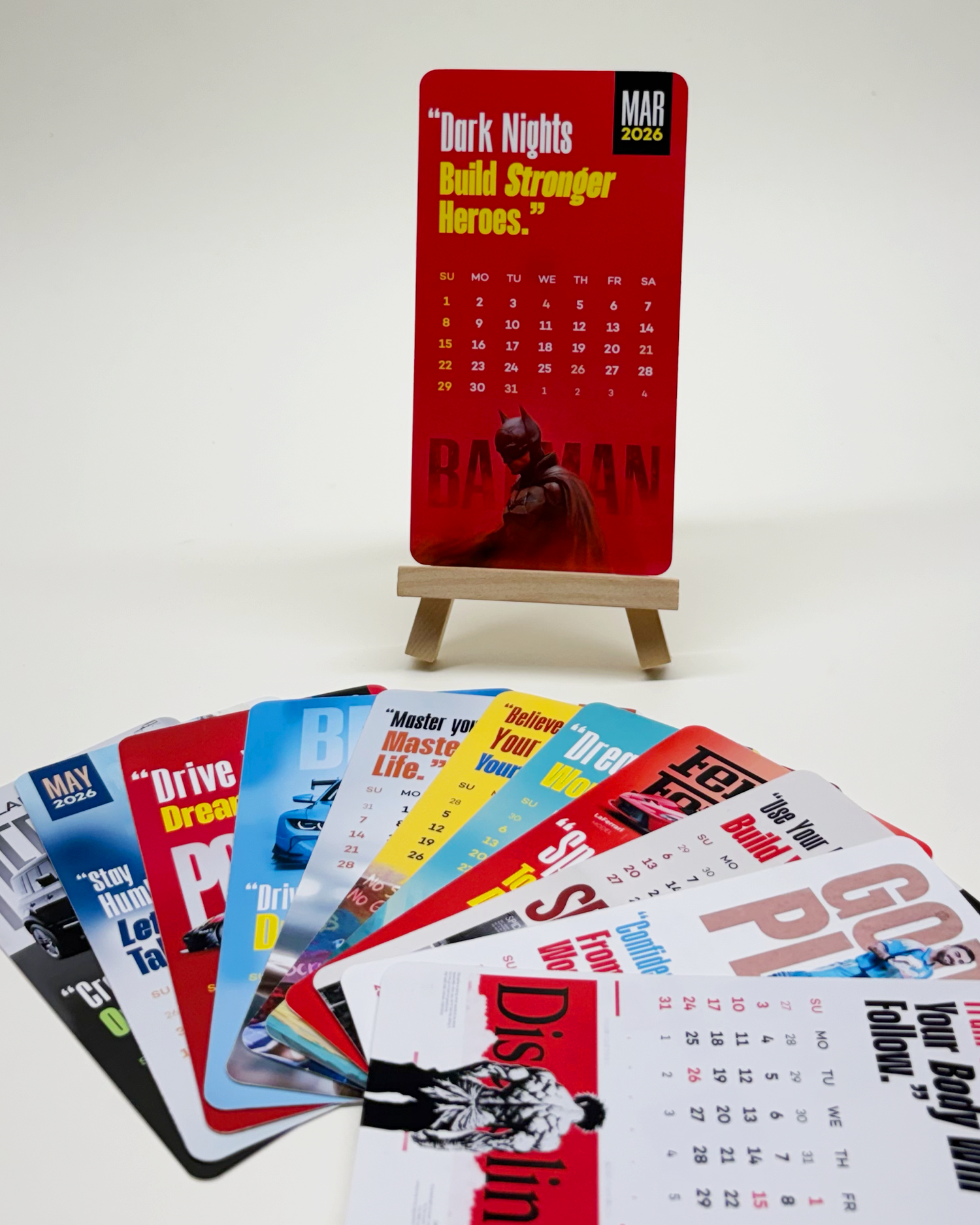 Fan Motivational Desk Calendar