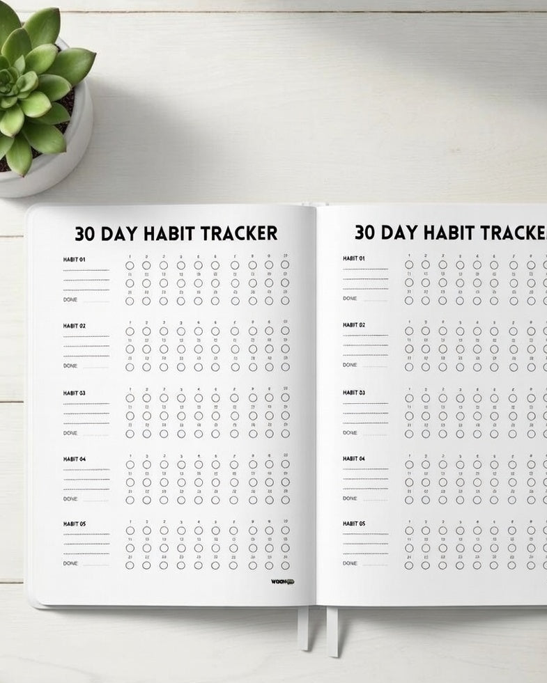 30-Day Habit Builder Tracker – Build Better Habits in One Month