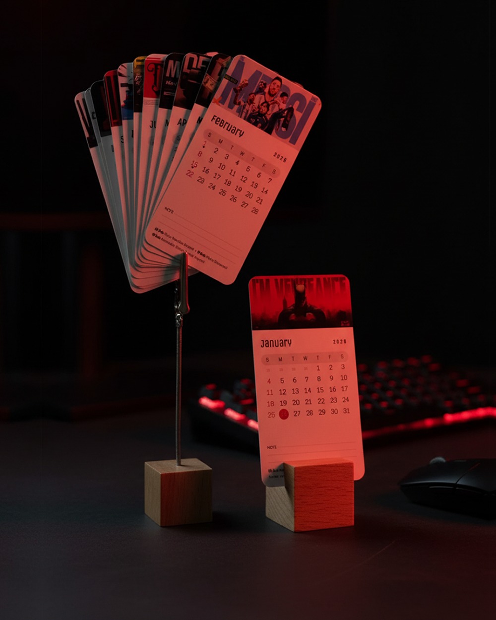 Fan Edition Mini Desk Calendar 2026