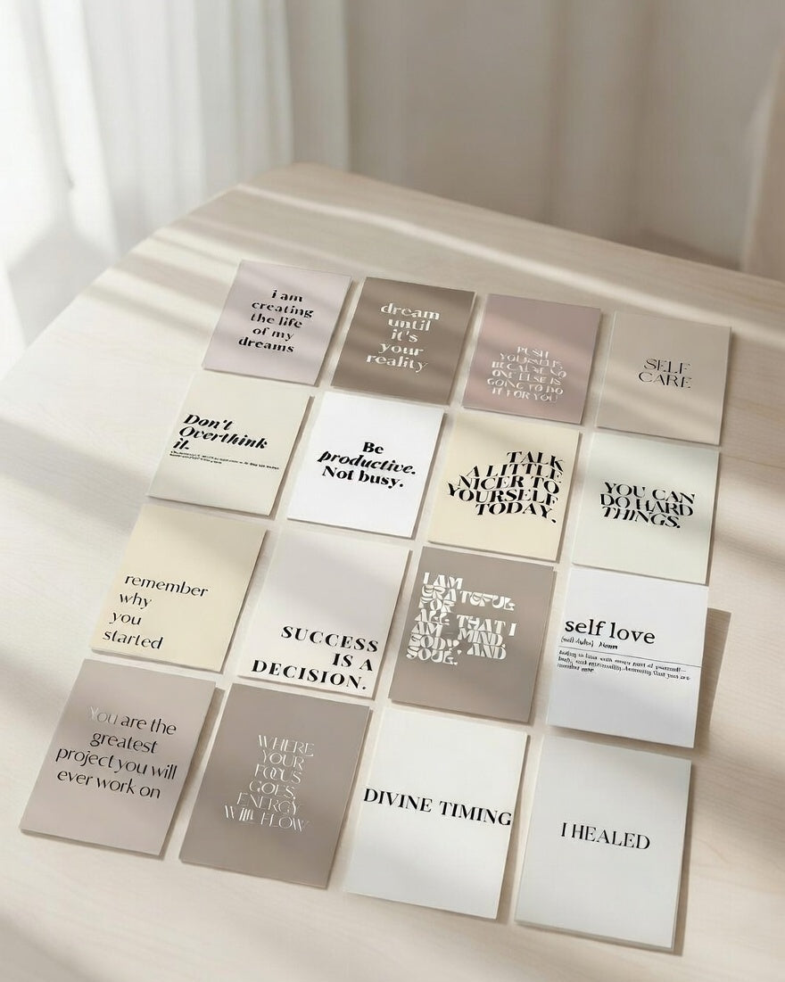 Motivational Quote Pocket Deck – Daily Affirmation Deck