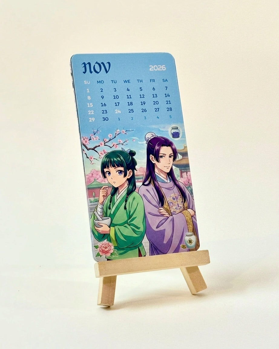 Apothecary Diaries Mini Desk Calendar 2026