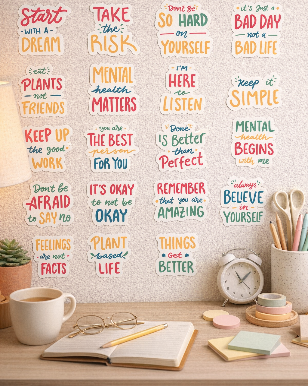 Good Vibes Only Stickers | Set of 24