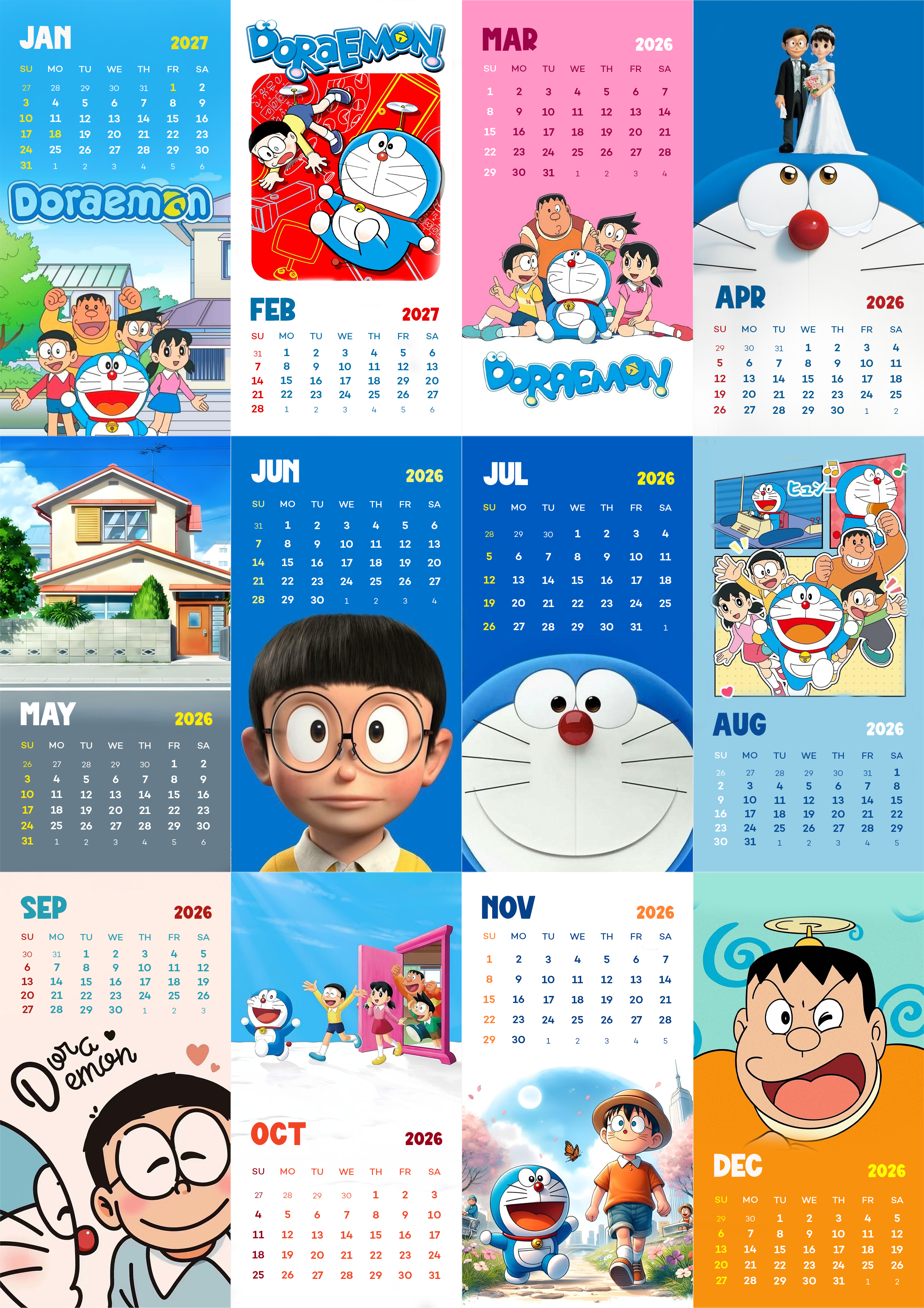Cute Desk Calendar