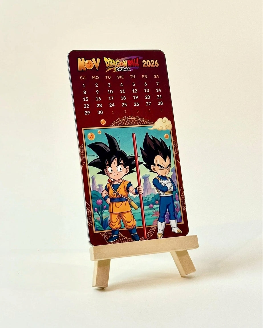Dragon Ball DAIMA Mini Desk Calendar 2026