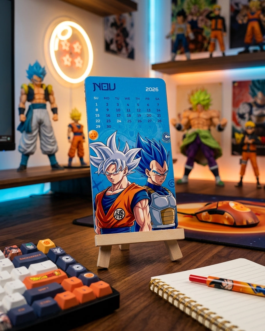 Dragon Ball Super Mini Desk Calendar 2026