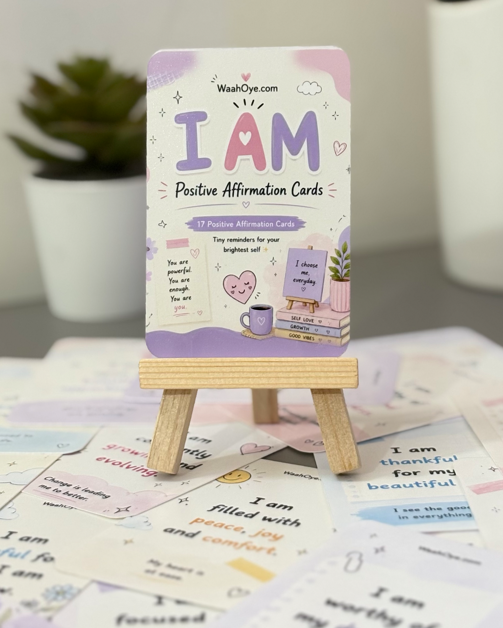 Wisdom Master Pack of 5 COMBO - Stoic Wisdom, “I AM”, Japanese Wisdom, Bhagavad Gita, Financial Abundance Affirmation Cards