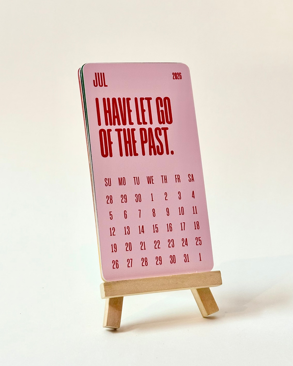 Motivational Quotes Mini Desk Calendar 2026