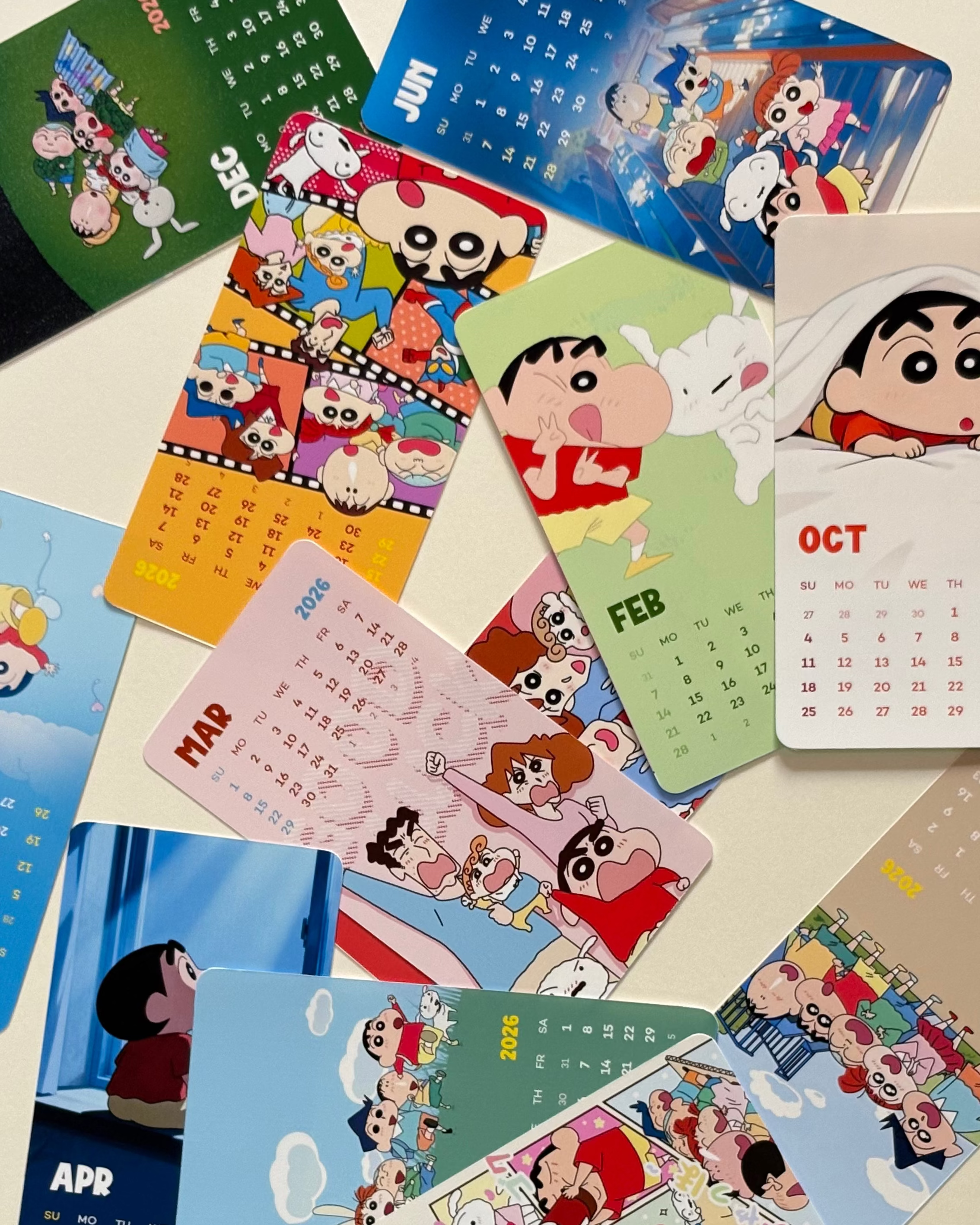 Shinchan Mini Desk Calendar 2026