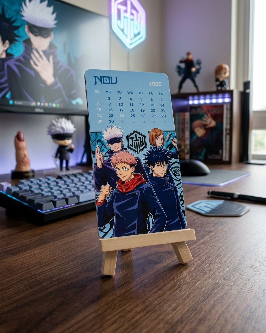 Jujutsu Kaisen Mini Desk Calendar 2026