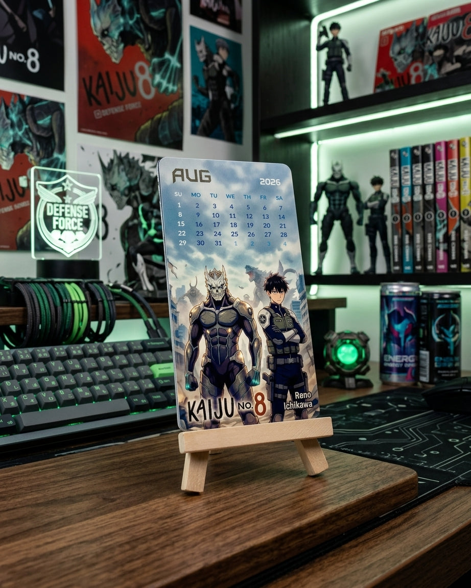 Kaiju No 8 Mini Desk Calendar 2026