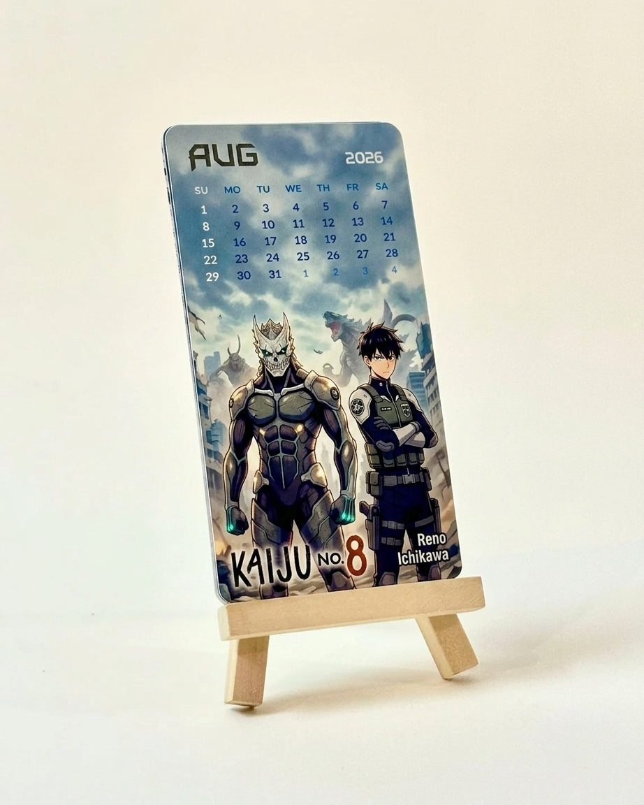 Kaiju No 8 Mini Desk Calendar 2026