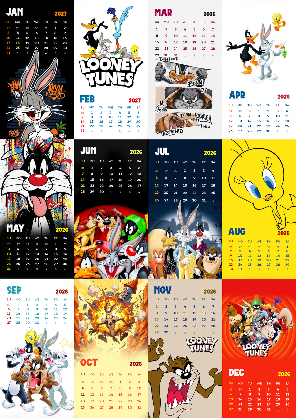 Cute Desk Calendar