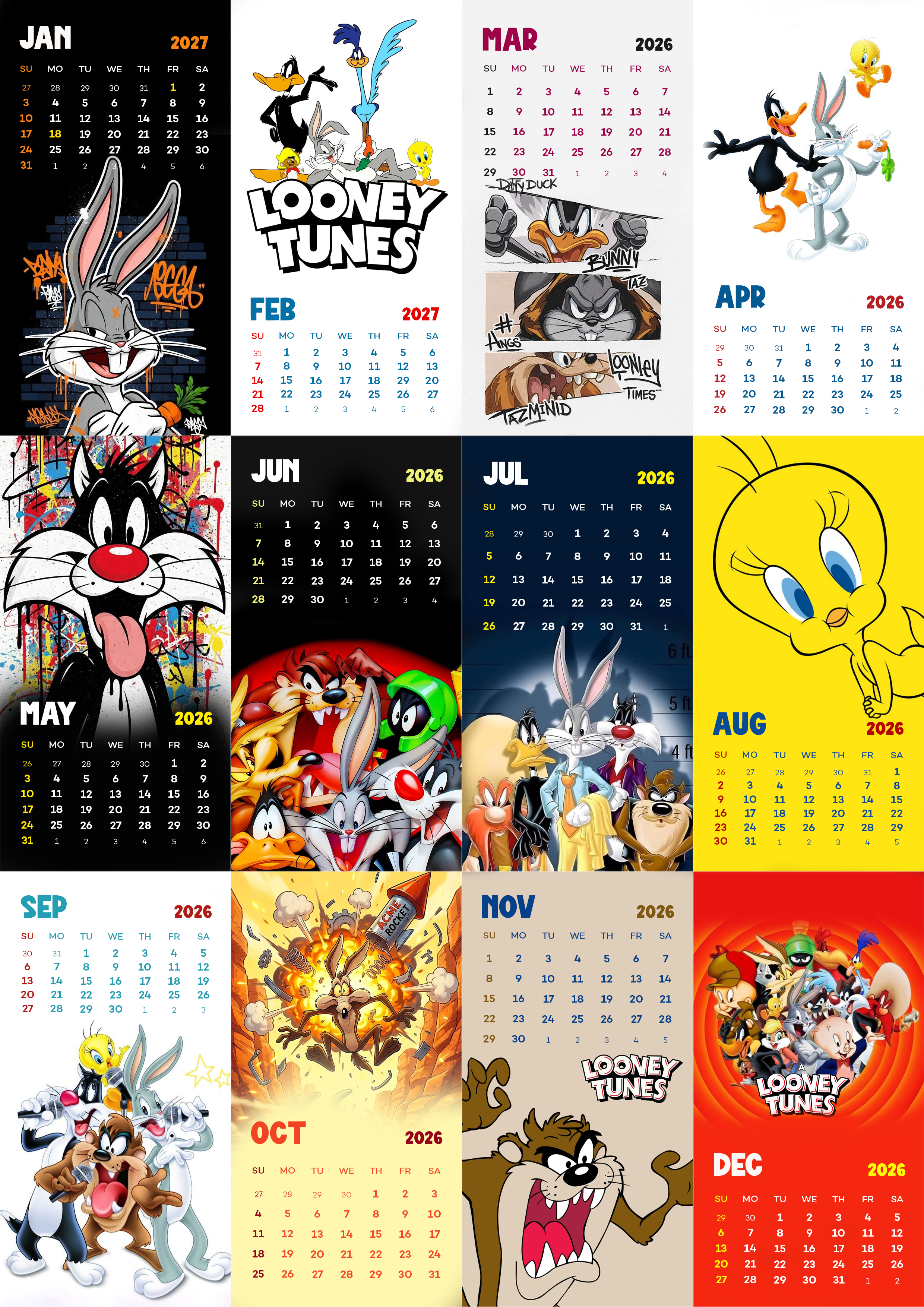 Cute Desk Calendar