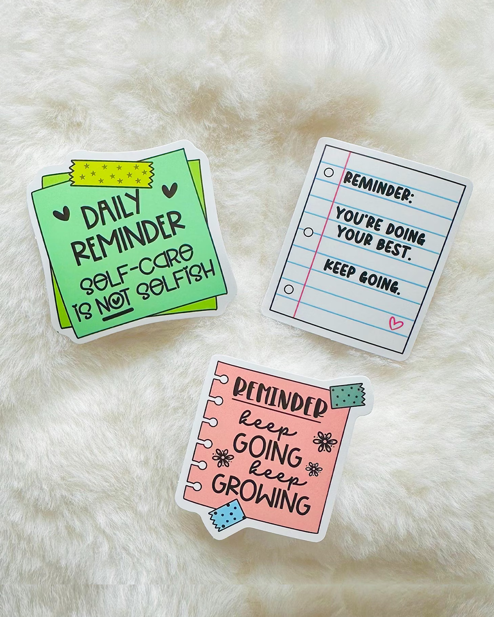 Motivational Self Care Stickers | Set of 24