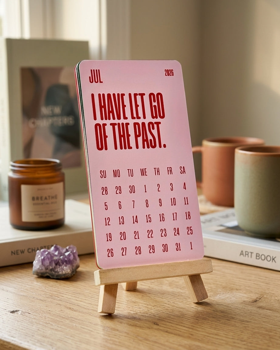 Motivational Quotes Mini Desk Calendar 2026