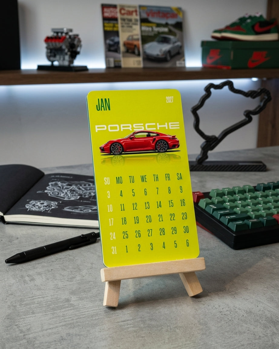 Motorsport Collector Edition Mini Desk Calendar 2026