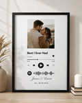 Personalized Spotify Song Photo Frame – Custom Music Memory Poster