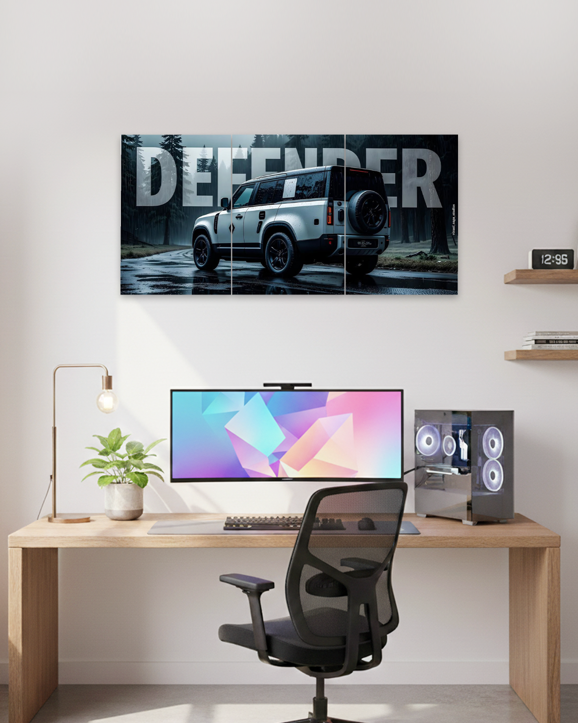 Urban Defender | Luxury SUV Split Wall Poster | 3 Piece Set