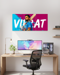 King Virat | Cricket Icon Split Wall Poster | 3 Piece Set