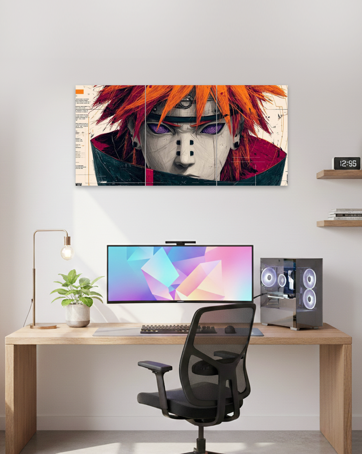 God of Pain | Anime Split Wall Poster | 3 Piece Set