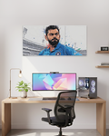 Run Machine | Virat Kohli Cricket Split Wall Poster | 3 Piece Set