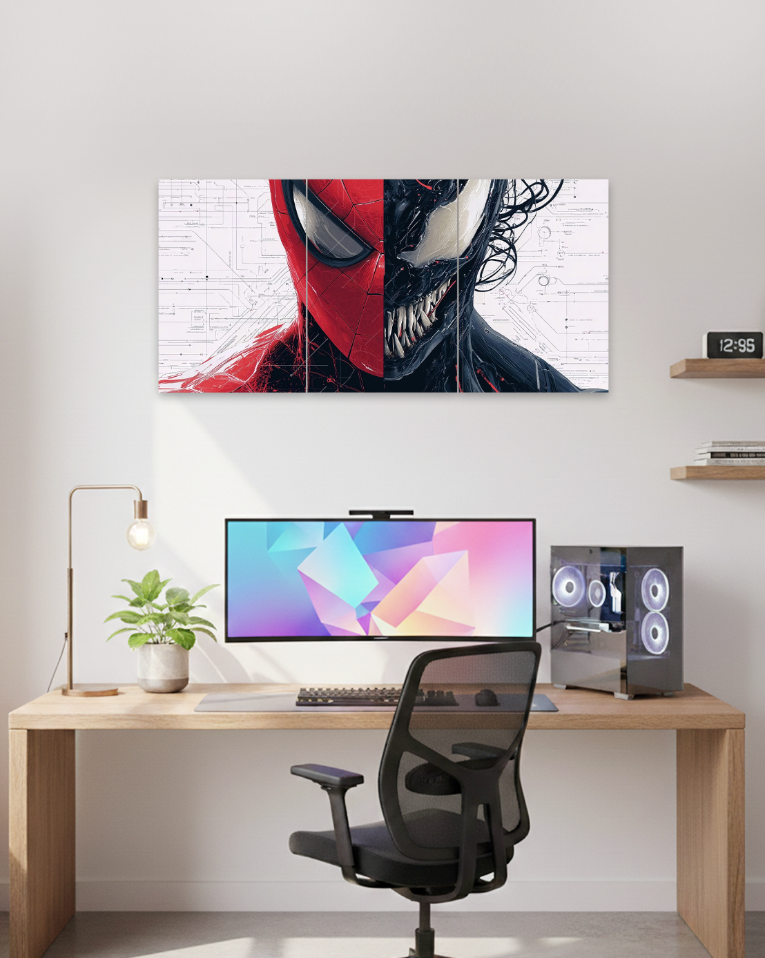 Symbiote Within | Spider-Man Venom Split Wall Poster | 3 Piece Set