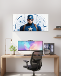 First Avenger | Captain America Split Wall Poster | 3 Piece Set