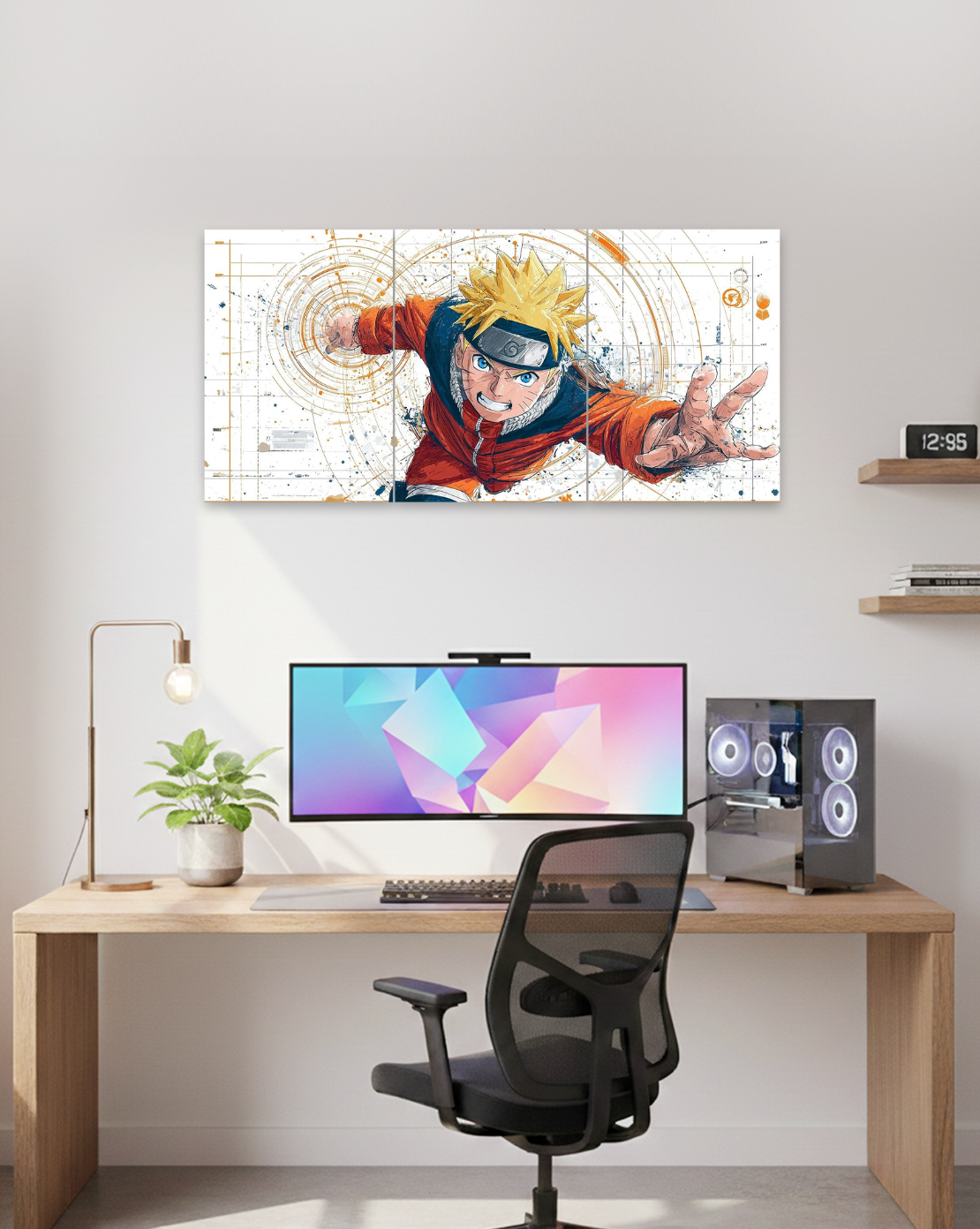 Shinobi Spirit | Naruto Anime Split Wall Poster | 3 Piece Set
