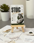 Stoic Wisdom Cards - Free Stand