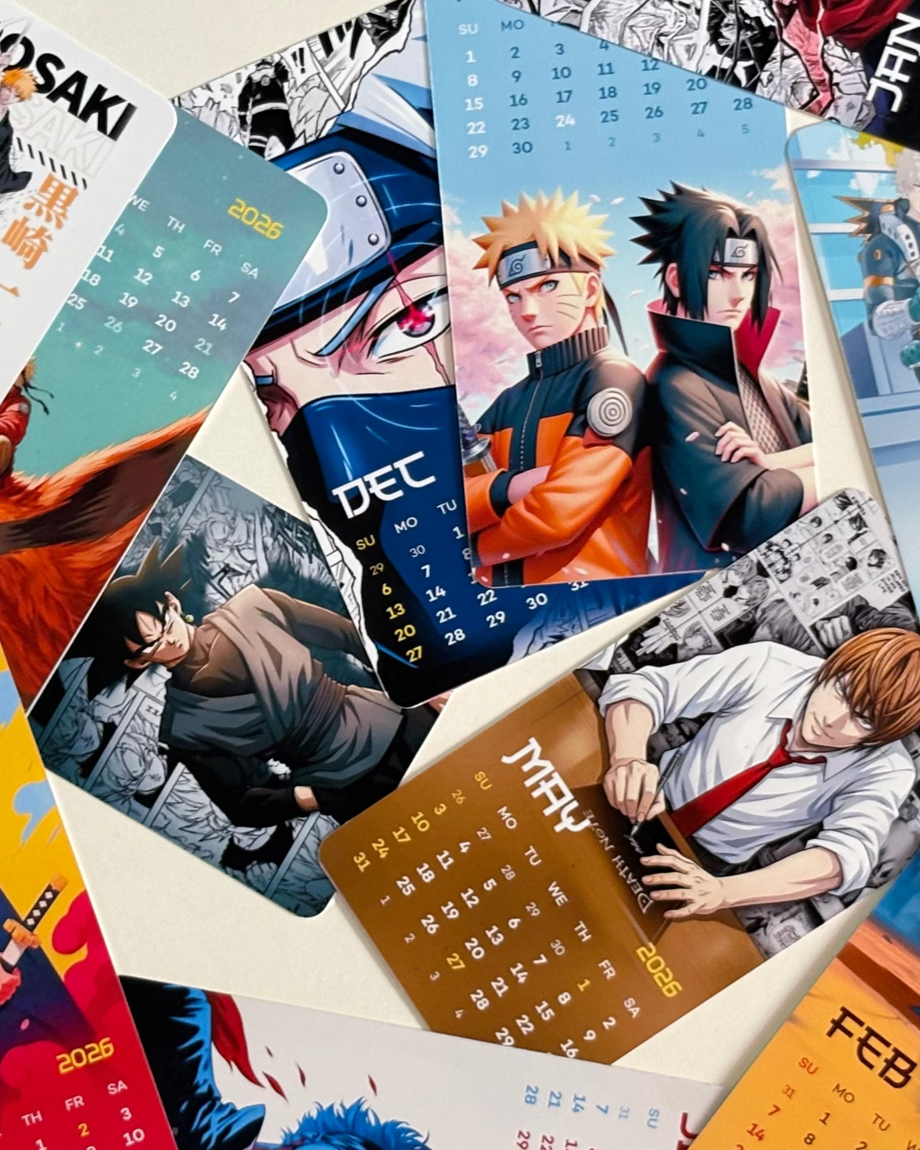 Anime Legends Mini Desk Calendar 2026