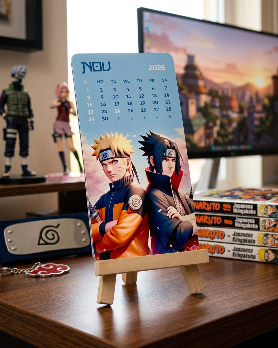Anime Legends Mini Desk Calendar 2026