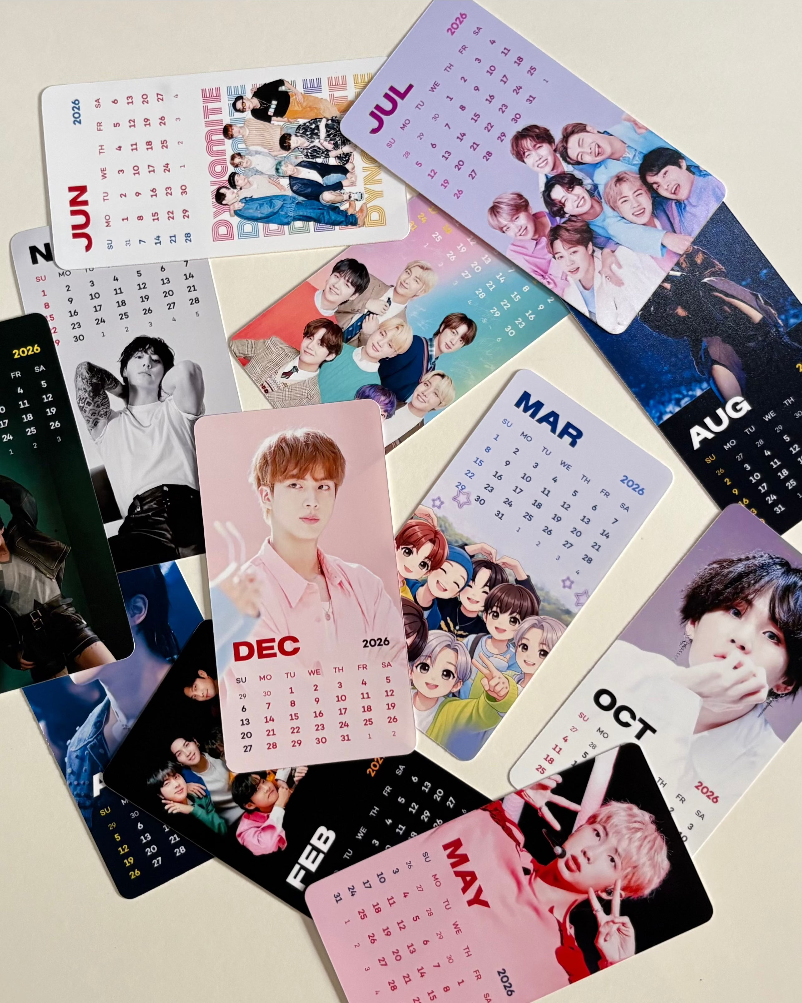 BTS Fan Edition Mini Desk Calendar 2026