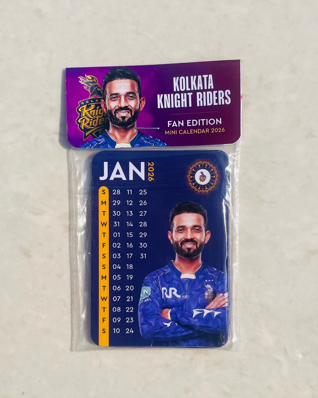 Kolkata Knight Riders Fan Edition Photo Card Set (2026 Collection) – Single Pack