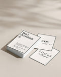 Motivational Affirmation Pocket Deck – 12 Inspirational Prints