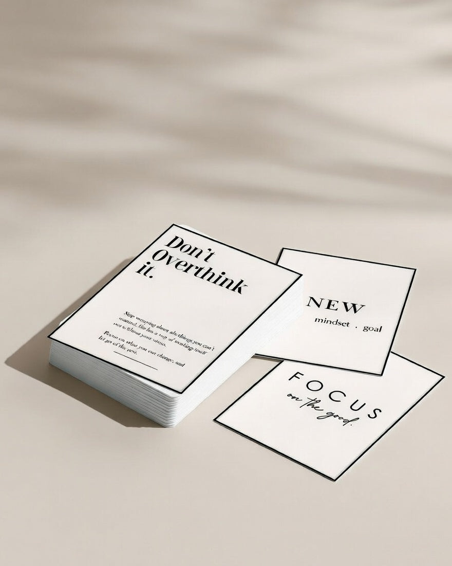 Motivational Affirmation Pocket Deck – 12 Inspirational Prints