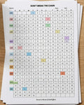 Don't Break the Chain – 365 Days Habit Tracker