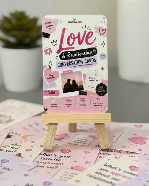 Couple Gift Box of 2 COMBO - Love & Relationship Conversation, Self Love Affirmation Cards