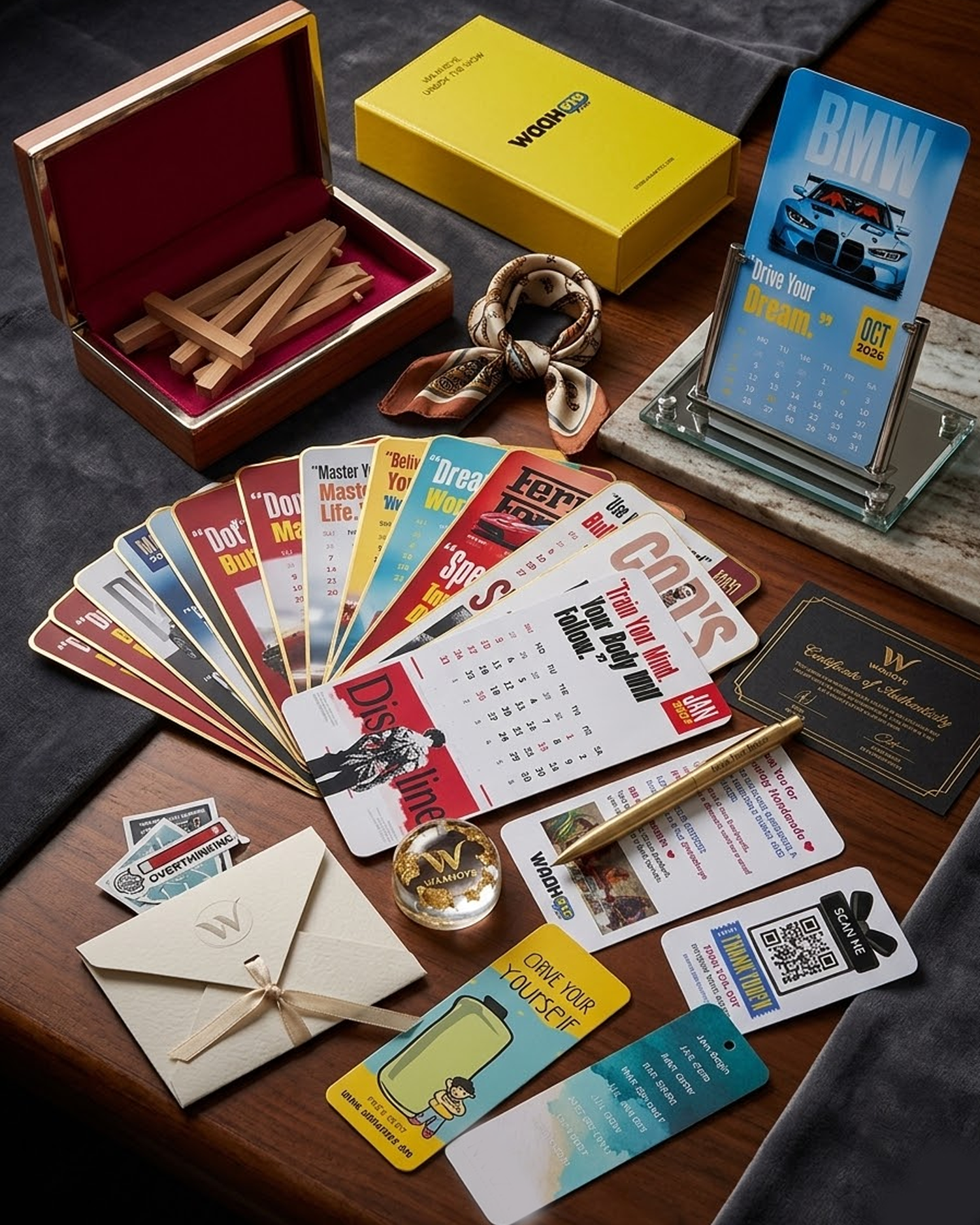 Fan Motivational Desk Calendar