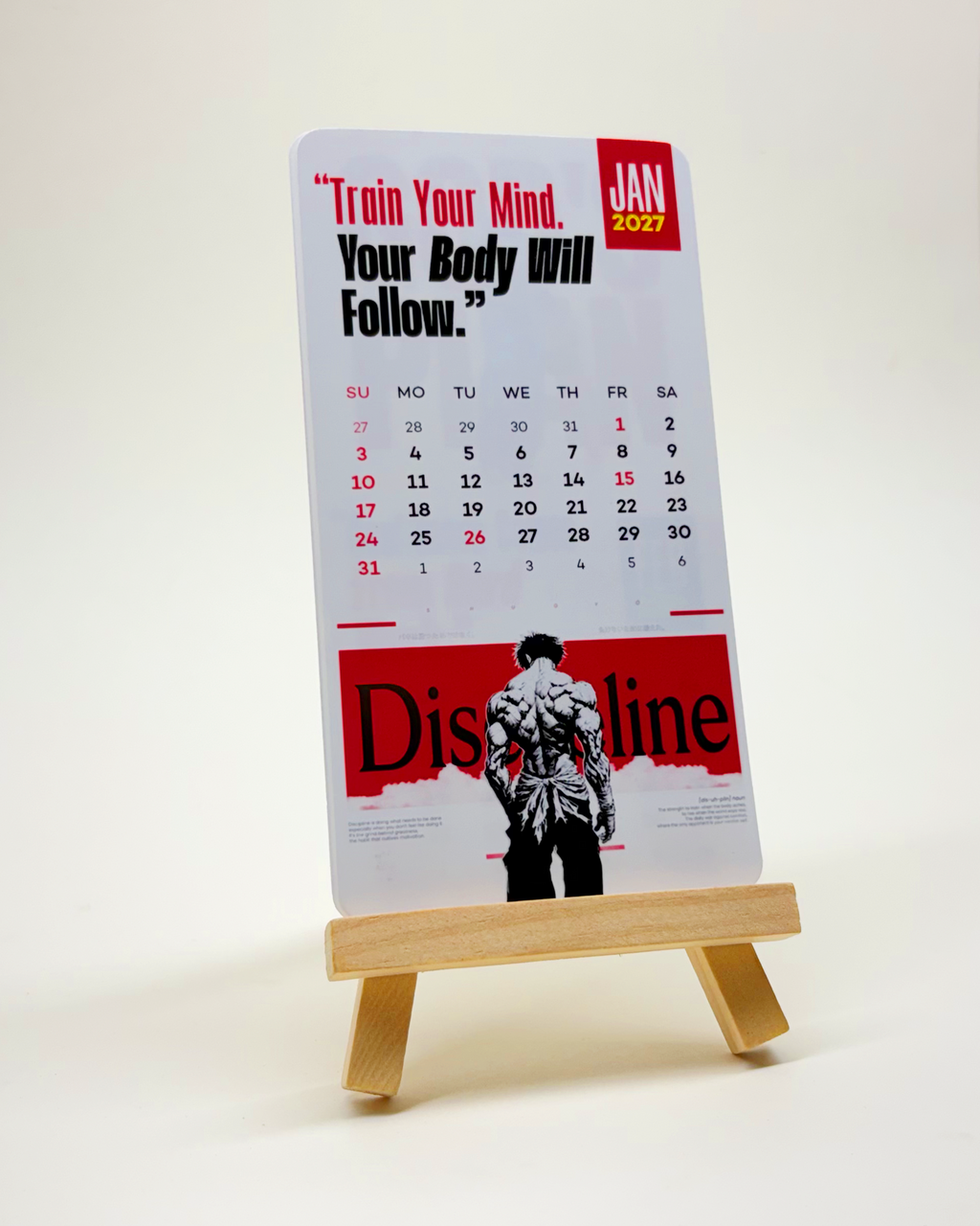 Fan Motivational Desk Calendar