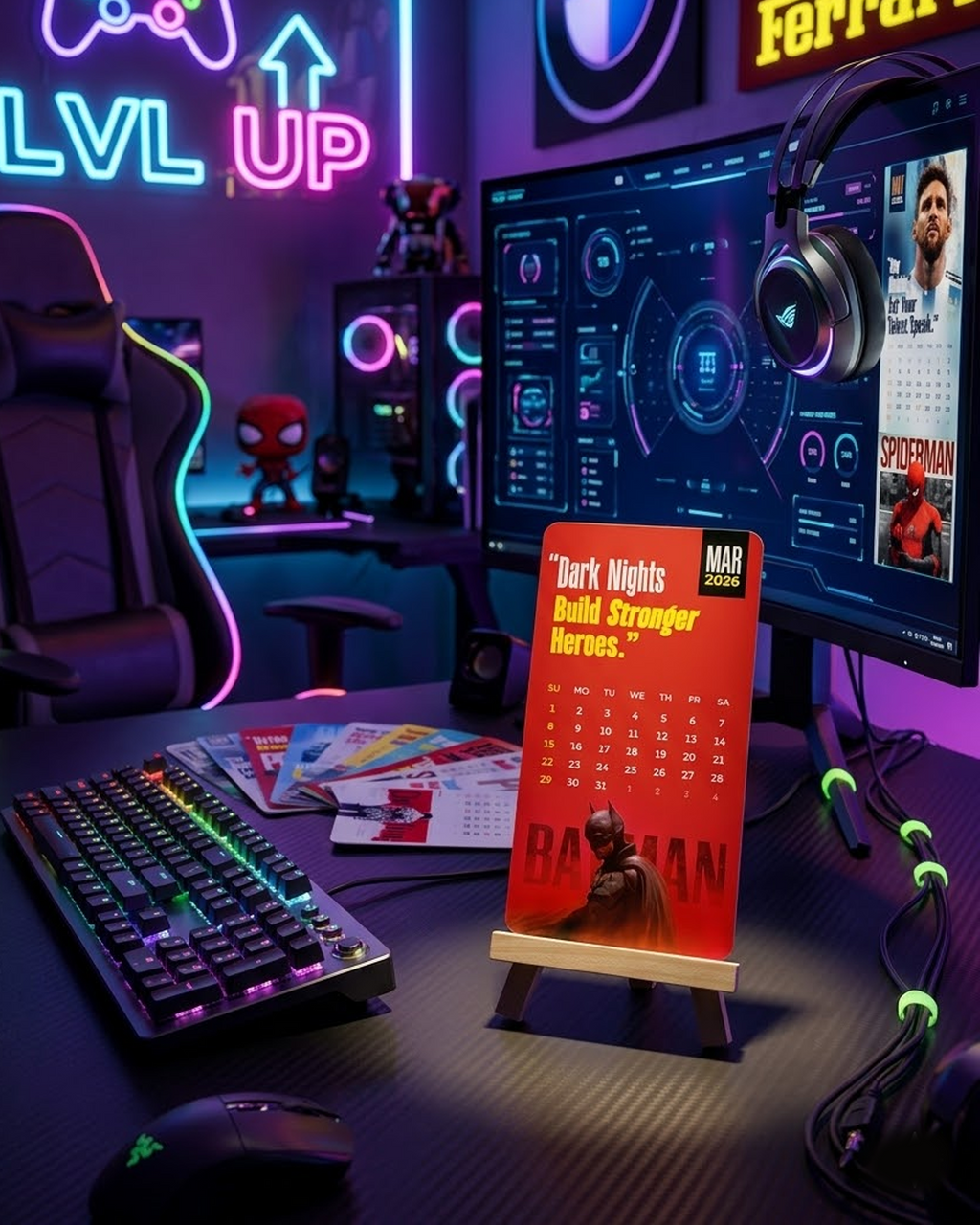 Fan Motivational Desk Calendar