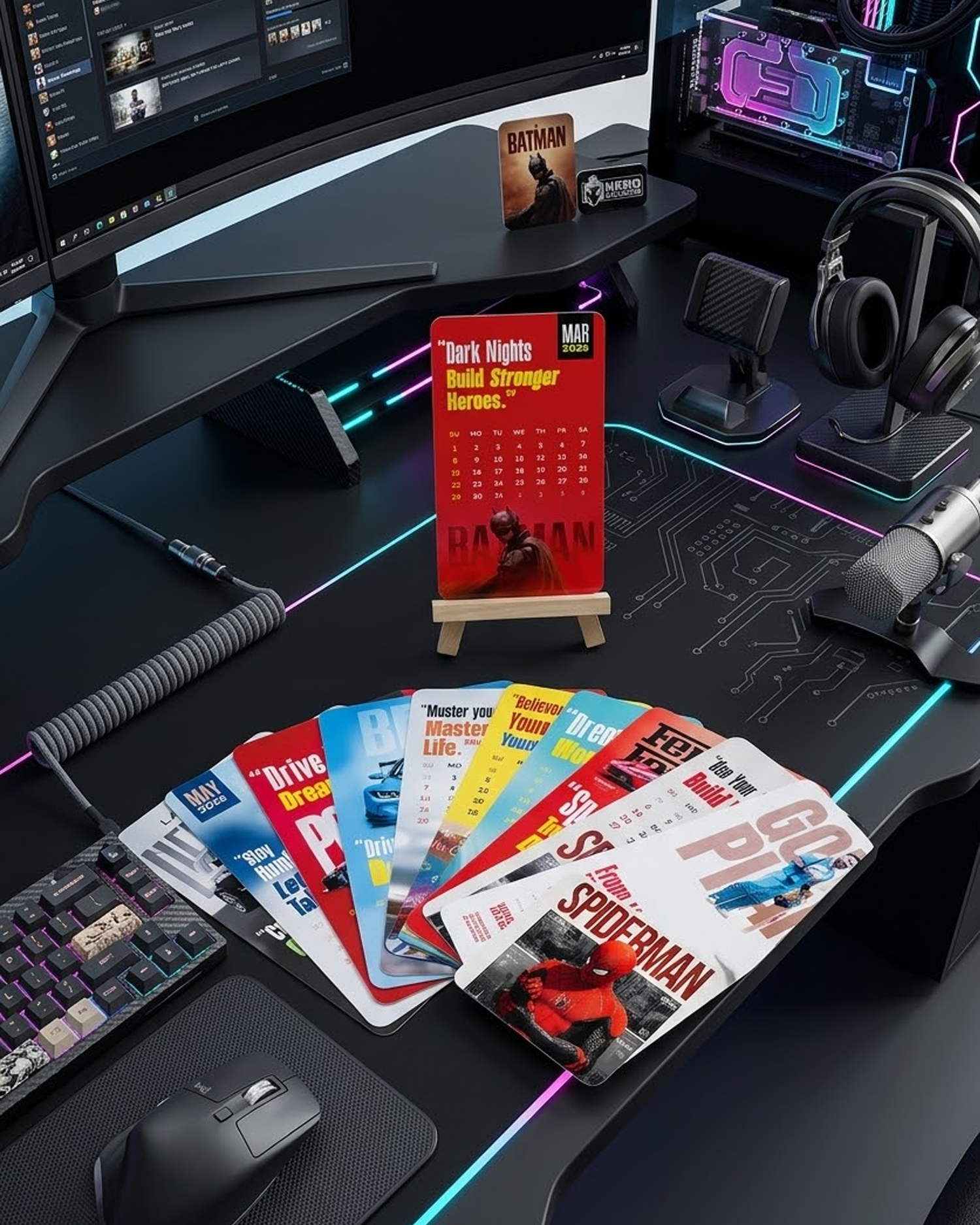 Fan Motivational Desk Calendar