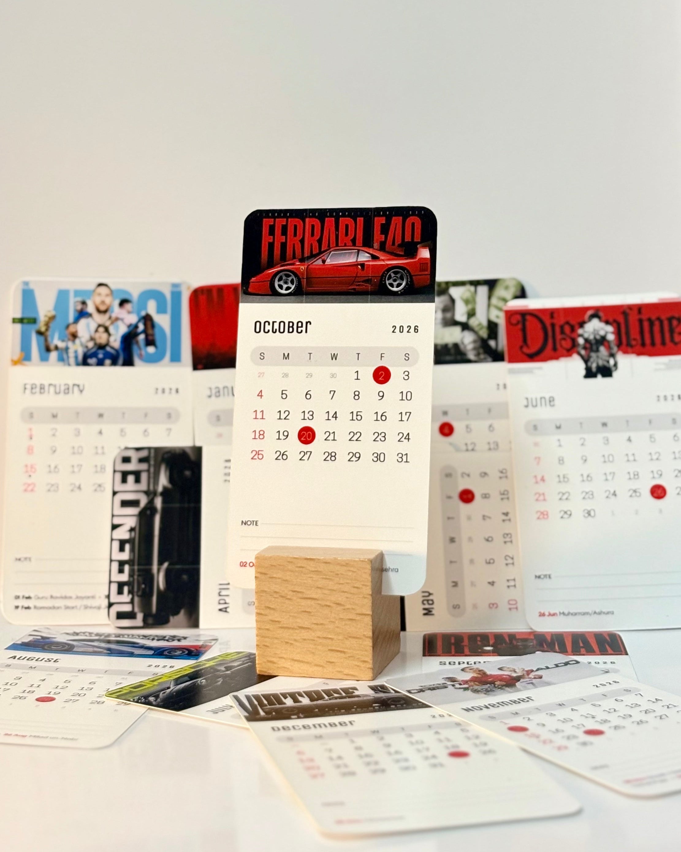 Naazia.in - Personalized Mini Desk Calendar 2026 Gift Box | Free Delivery All Over India | ₹99 Only