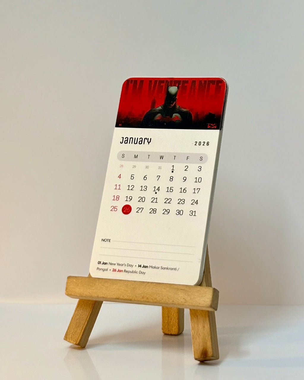 Naazia.in - Personalized Mini Desk Calendar 2026 Gift Box | Free Delivery All Over India | ₹99 Only