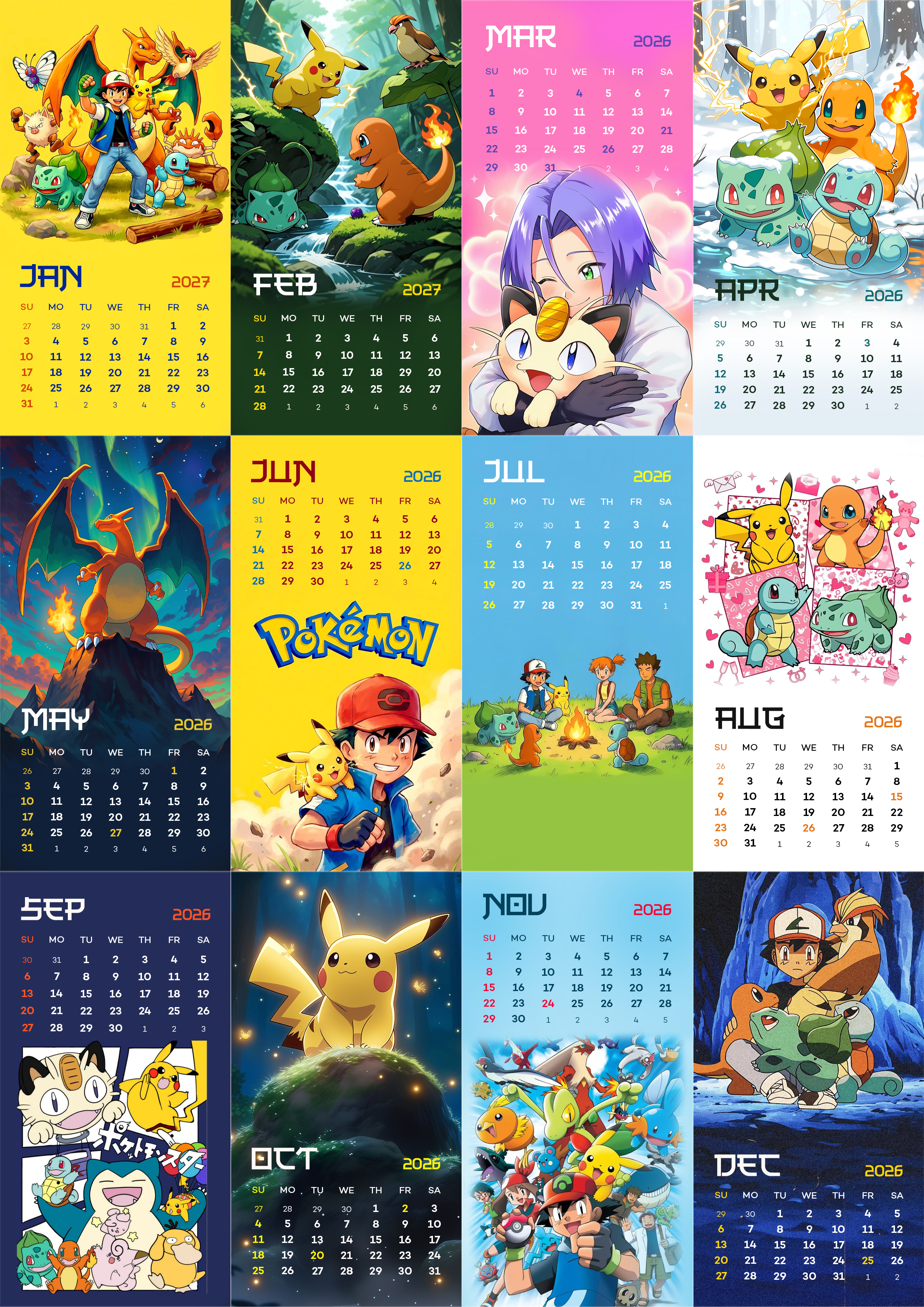 Cute Desk Calendar