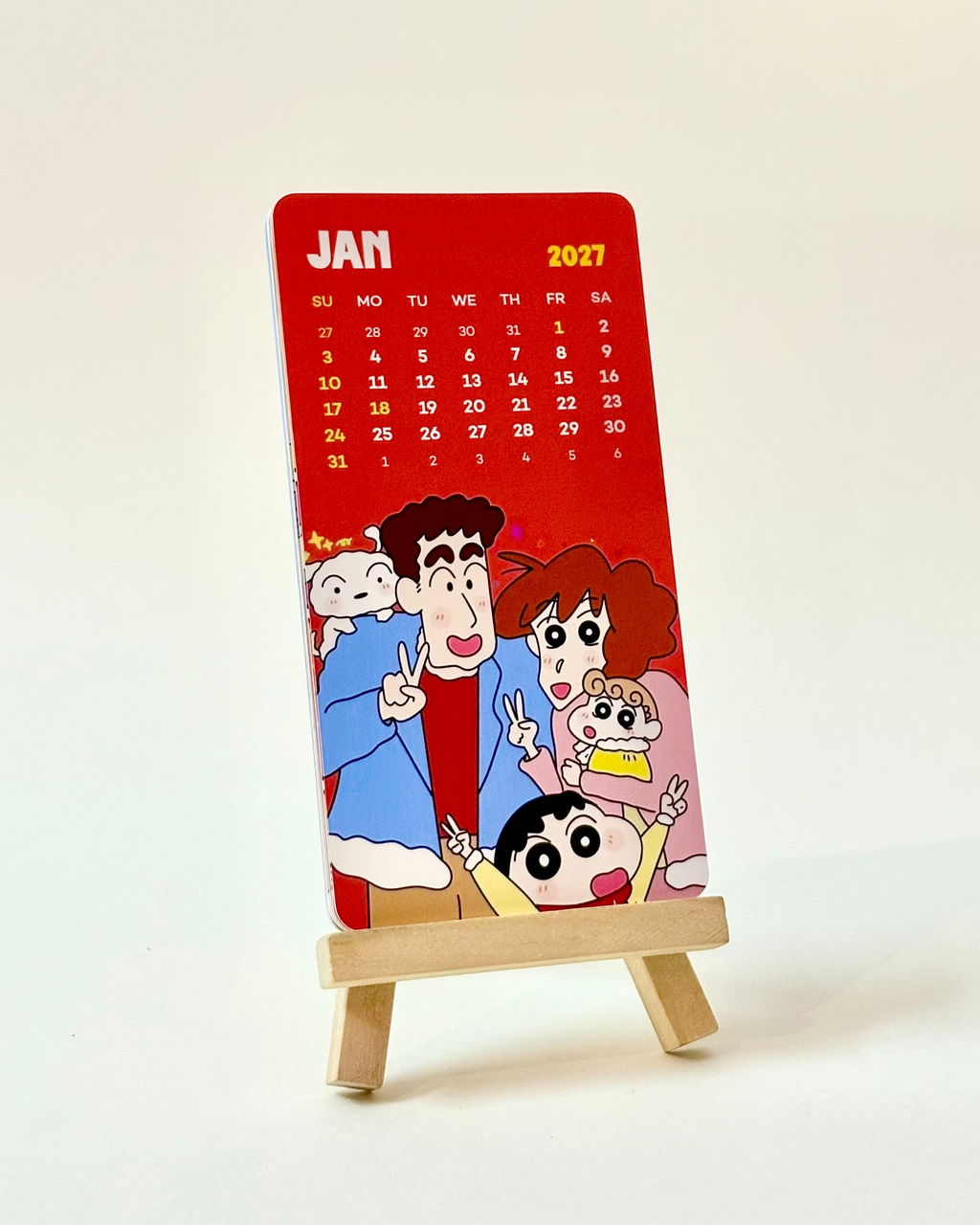 Shinchan Mini Desk Calendar 2026