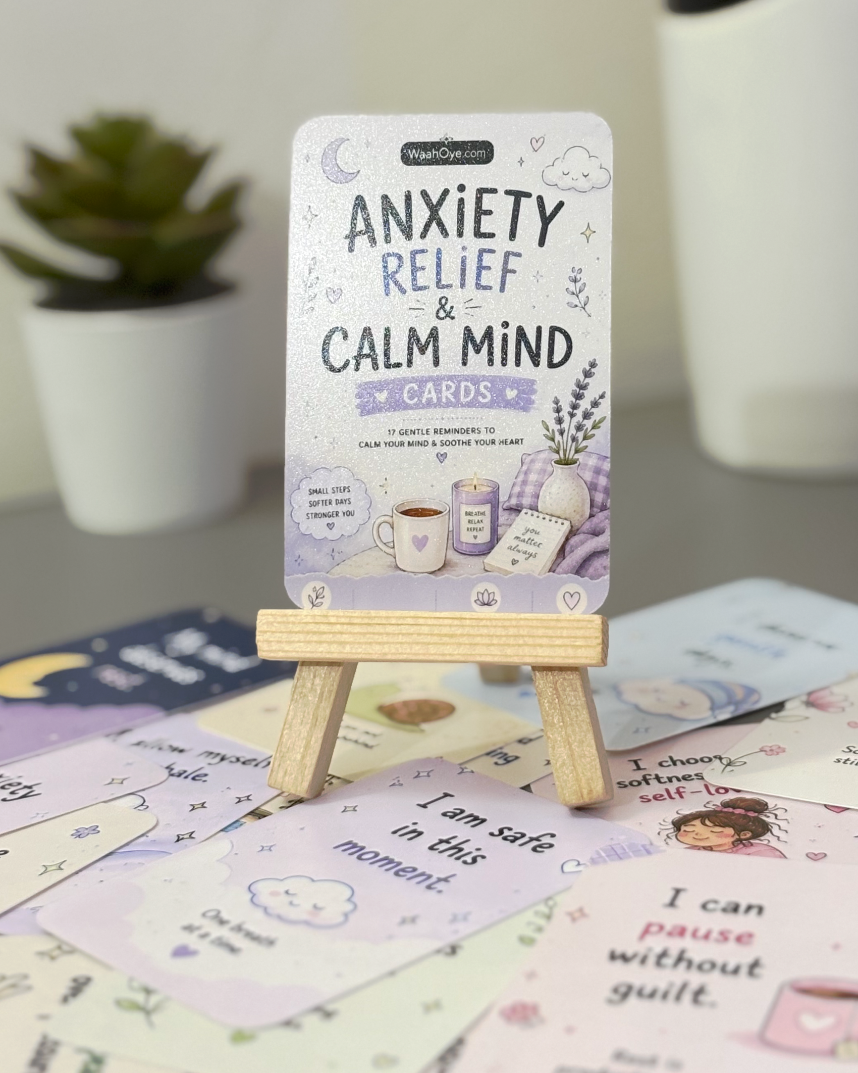 Mega Bundle Pack of 10 COMBO - Self Love, Financial, Anxiety, Love, Bhagavad Gita, “I AM”, Japanese, Stoic, Punjabi, Anime Affirmation Affirmation Cards